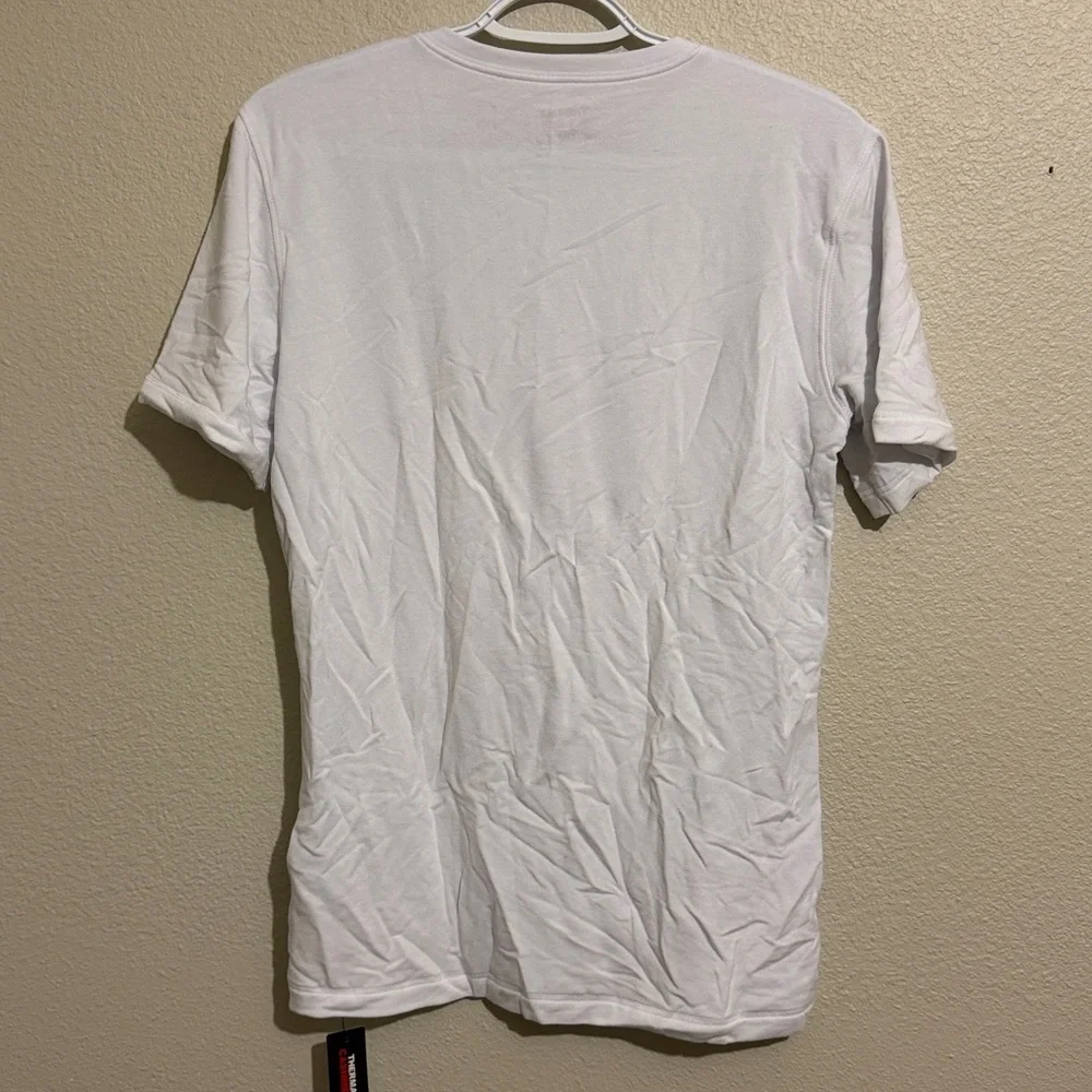 IUMAN Intimissimi Men’s Short-Sleeve Modal-Cashmere Top White Base Layer